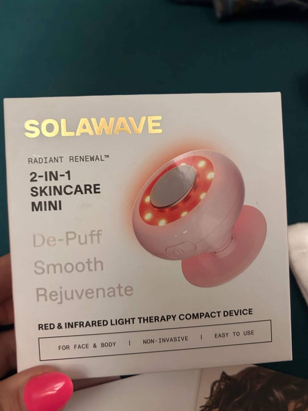 2-in-1 Skincare Mini - Pink Radiant Renewal Device